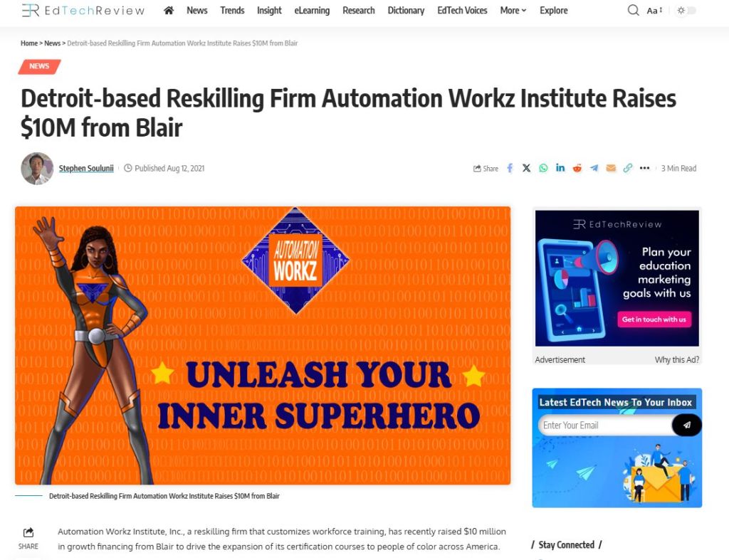 Automation Workz $10 Million Venture Debt